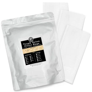 Gutenberg's 3x6 Zoll Tough Nylon Mikron Beutel 25-50 Packungen | Teefilterbeutel | ... - Bild 1 von 4