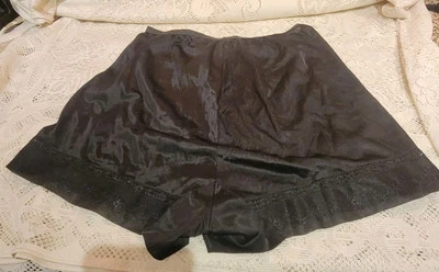 Pantalones Petti Vintage Negros Lencería Salón VANITY FAIR / Bloomers ~ Talla 7 Foto 1 de 4