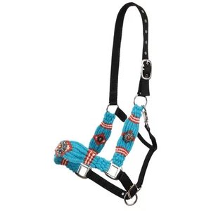 Showman Citrus Sea Mohair Wool Bronc Halter - Picture 1 of 2