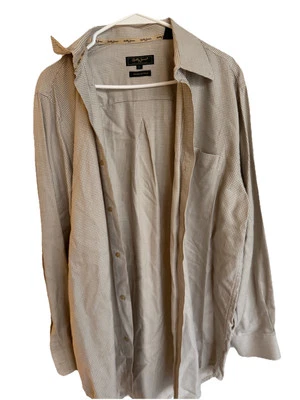 Bobby Jones Collection Dress Shirt Mens Large Plaid/Checke Long Sleeve Button Up - Image 1 of 4