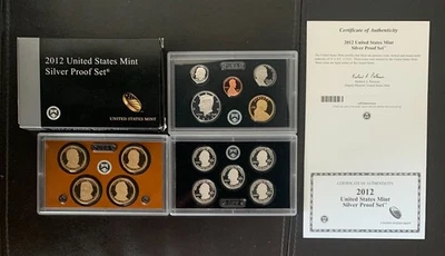 2012-S United States Mint Proof Set with COA & Box 14 Coins | UNC - Image 1 of 2
