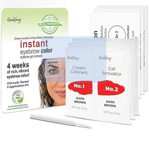 Godefroy Fast Acting Temporary Instant Brow Color, 3 Applications Per Package, S - Picture 1 of 6
