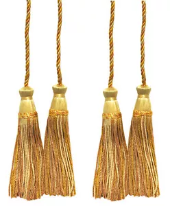 Vorhang Raffhalter, Stil # CDCT, Farbe # 510 - gelb beige gold [2er Set] - Bild 1 von 1