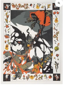 Dragonwort Art Print By Lyle Lewis New Unframed. Raw Paw 18”x24” - Picture 1 of 4