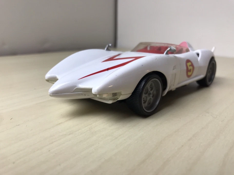 HOTWHEELS MACH 5 RACER MATTEL 2008 GREY Rims Not Tested - Изображение 1 из 4