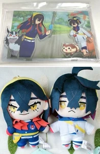 Pokemon Centro ALLENATORI Peluche Mascotte Acrilico Supporto Kieran Carmine Set di 3 Nuovo - Foto 1 di 1