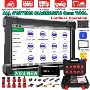 24V 12V Diesel Heavy Duty Truck Scanner All System Diagnostic Coding Progrmming - Picture 1 of 17