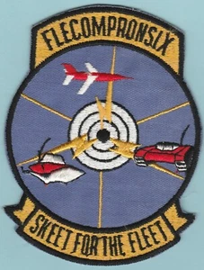 Vietnam Vintage USN US Navy Fleet Composite Squadron 6, VC-6, FLECOMPRON 6 Patch - Bild 1 von 2