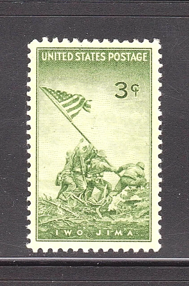МОРСКАЯ ПЕХОТА IWO JIMA ~ 1945 ФЛАГ США 3 ЦЕНТА МАРКА ЯПОНИИ ВТОРОЙ МИРОВОЙ ВОЙНЫ MNH / НОВОМ - Изображение 1 из 1
