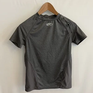 Rawlings Heat Fusion SRG Power Balance Athletic Top T-Shirt Boys Small S Gray - Picture 1 of 6