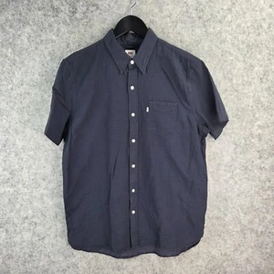 Levi's Shirt Mens Large Blue Button Up Short Sleeve Collared 12012 - Bild 1 von 11