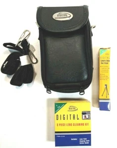 Mini trípode Digital Concepts, kit de limpieza de lentes y bolsa de transporte - Imagen 1 de 8