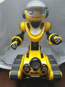 14” Roborover Wowwee Robotics - Remote Yellow Robot no remote control. Works. - Picture 1 of 5