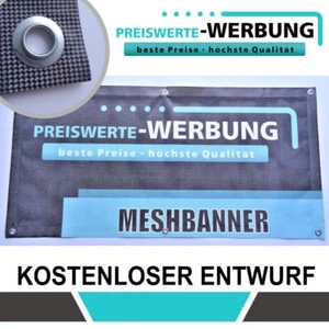 Meshbanner 200cm x 200cm - inkl. Druck & Entwurf - höchste Qualität!! - Bild 1 von 6