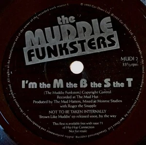 THE MUDDIE FUNKSTERS I'M THE M 7" FLEXIDISC (1995) HIP-HOP-VERBINDUNG EX UK - Bild 1 von 3