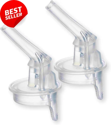 Tritan Drink Bottle Replacement Straw Tops (Pack of 2) - image 1 of 4
