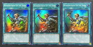 YUGIOH 3x Reinforcement of the Army RA01-EN051 Super Rare NM/Mint - Picture 1 of 2