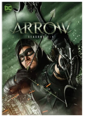 Arrow: Seasons 1-4 DVD (2016) Stephen Amell cert 15 20 discs Fast and FREE P & P - Image 1 of 2