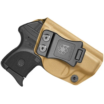 Amberide IWB KYDEX Holster Fit Ruger LCP 380 Auto Conceal Carry Inside Waistband - Image 1 of 4