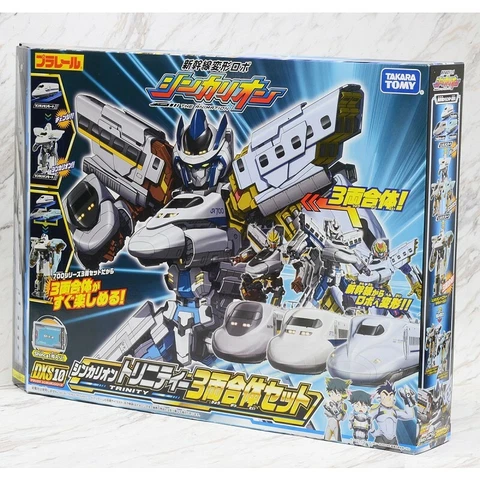 TAKARA TOMY SHINKANSEN ROBOT SHINKALION DXS10 TRINITY 3-CAR SET FIGURE Cover