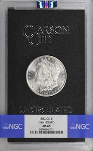 1882-CC GSA NGC MS65 Morgan Silver Dollar with Box + COA 8390896-001 - Picture 1 of 3