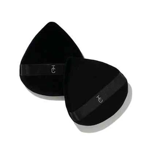 NEU Trigwell Cosmetics The Velvet Pulver Puff Duo latexfrei - schwarz - Bild 1 von 3