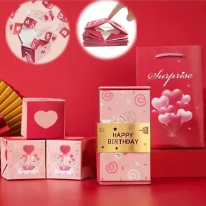 Surprising Gift Box, Surprise Gift Box Explosion for Money and Birthday,Uniqu... - Picture 1 of 7