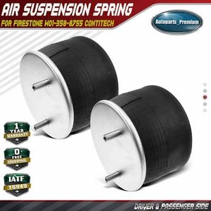 2x Air Suspension Spring Bag for W01-358-8755 101015S522 1R13-124 S21623 S22045 - Picture 1 of 8