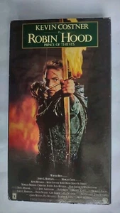 VHS Robin Hood Prince Of Thieves 1991 Kevin Costner BBV Previously Viewed Video - Picture 1 of 5