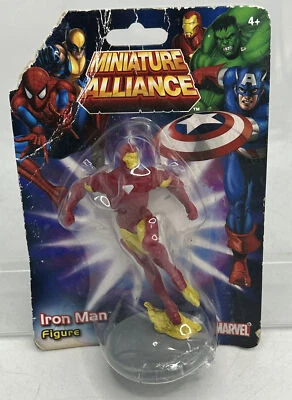 Marvel Iron Man Miniature Alliance 2.75" Figura de Acción/Topper de Pasteles Totalmente Nuevo Foto 1 de 3