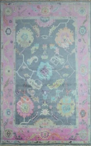 9X12 Colorful Handmade Home Decor Area Rug Hand-Knotted Wool Area Rug 17429 - Picture 1 of 9