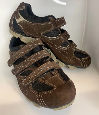 Sapatos femininos de ciclismo Specialized Body Geometry camurça marrom tamanho 10/41 - Imagem 1 de 4