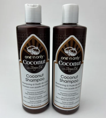 One N Only Coconut With Argan Oil Shampoo Nourishes And Restores 12 oz Lot of 2 - Image 1 of 2