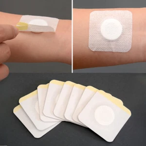 200pcs Disposable Adhesive Patch Organic Cotton Anti-Seepage for Castor Oil 7cm - Picture 1 of 9