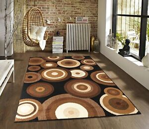 Circles Living Room Brown Area Rugs For, Brown Circle Area Rug