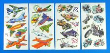 Race Cars Airplanes Motorcycle Mini Sticker Sheet You Choose