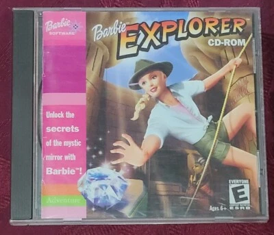 Barbie Explorer PC Cd-Rom Version 1.0C USED Good Condition Complete - Image 1 of 3