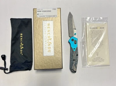 BENCHMADE MINI OSBORNE-ARCTIC STORM-945-221 GOLD CLASS  DISCONTINUED- BRAND NEW. - Image 1 of 4