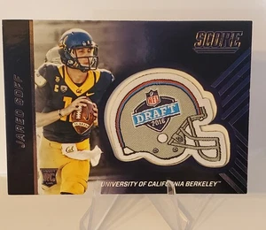 Jared Goff 2016 Score Rookie NFL Draft Helm Patch Karte #2 - Bild 1 von 2