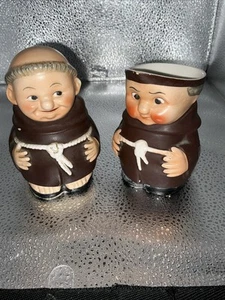 Vintage West Germany Goebel Friar Tuck Sugar Container And Creamer Set Of 2 - Picture 1 of 3