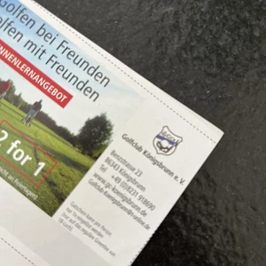 Greenfee Two For One Gutschein für Golfclub Königsbrunn - Bild 1 von 1