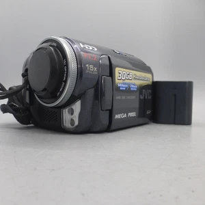 JVC Everio GZ-MG50EK Handheld High Definition HDD Camcorder Black Tested - Picture 1 of 11