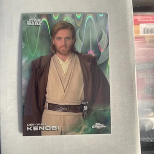 2025 Topps Chrome Star Wars #138 Obi-Wan Kenobi Raywave Parallel - Bild 1 von 2