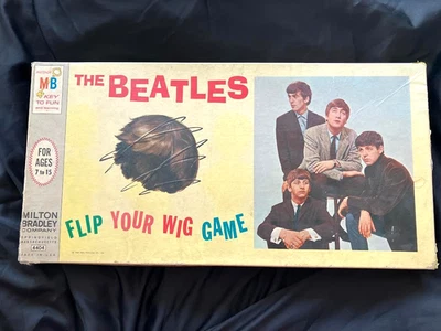 DE COLECCIÓN LOS BEATLES FLIP YOUR WIG JUEGO POR MILTON BRADLEY 1964 COMPLETO FAB FOUR Foto 1 de 4