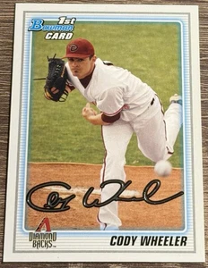2010 Bowman Draft Cody Wheeler #BDPP35 Arizona Diamondbacks - Picture 1 of 2