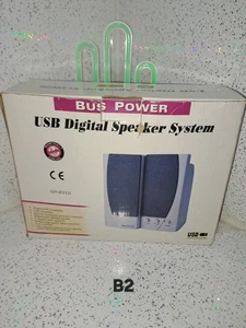 Sistema de altavoces digitales Buss Power Usb de colección compatible con Windows 98 con manual - Imagen 1 de 8