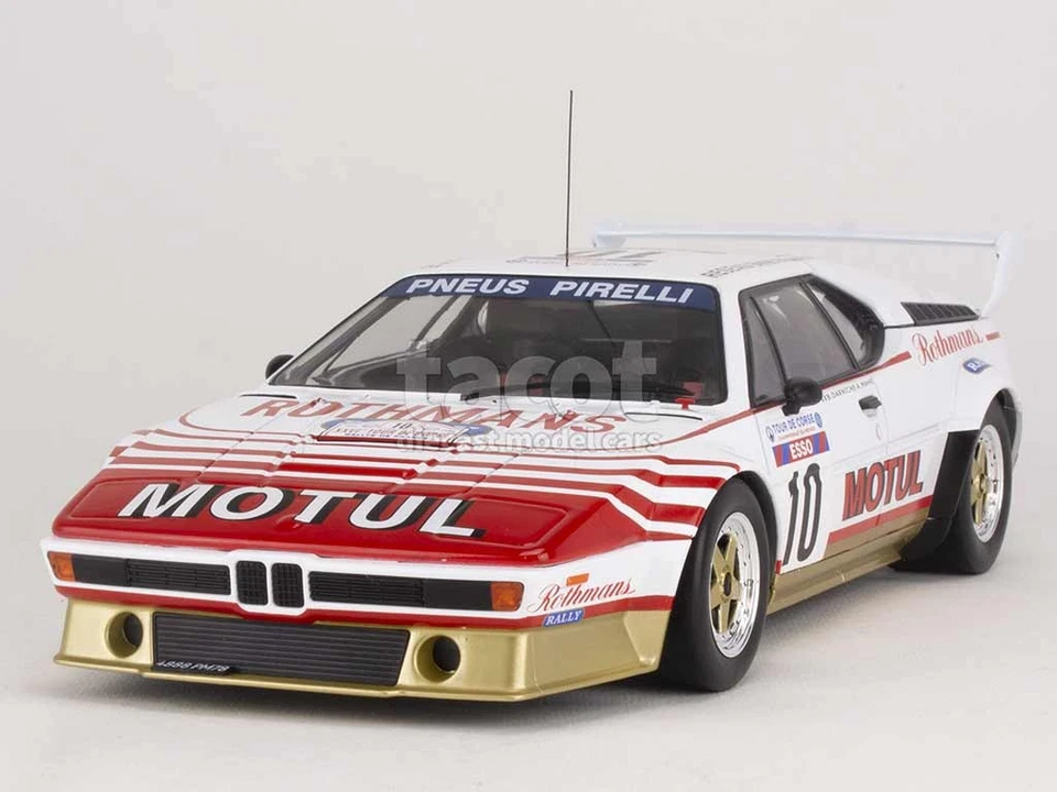 BMW M1 N.10 TOUR DE CORSE 1982 DARNICHE/MAHE 1 18 Ixo Model Auto Rally Modellino