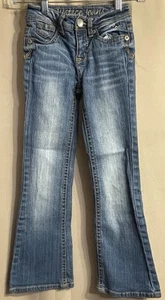 Justice Youth Jeans Girls Sz 8S Simply Low Flare 20x24.5 - Picture 1 of 9