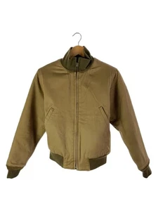 The REAL McCOY'S Tanker Jacket men's cotton wool brown Size small Pre-Owned - Picture 1 of 5