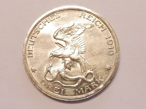 PREUSSEN 3,- Mark 1913 Befreiungskrieg Topstück (L3255) - Bild 1 von 2